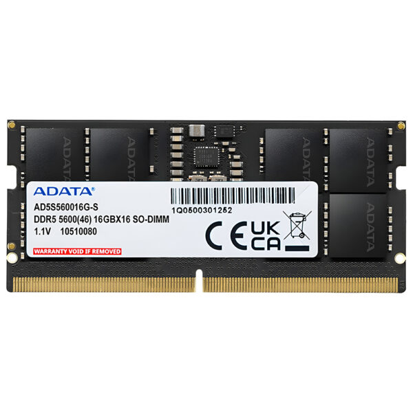 Memoria RAM para Notebook ADATA DDR5 16GB 5600MHz - AD5S560016G-S