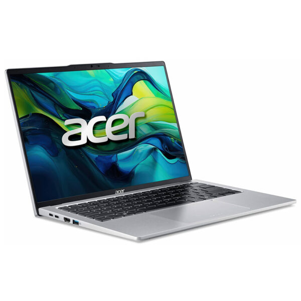 Notebook Acer Swift GO 14 SFG14-73T-75FA Intel Core Ultra 7 155H Tela Touch WUXGA 14" / 16GB de RAM / 1TB SSD - Pure Prata  (Ingles)