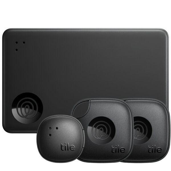 Rastreador Tile T1801A 2mate+Slim+Sticker / Bluetooth - Preto