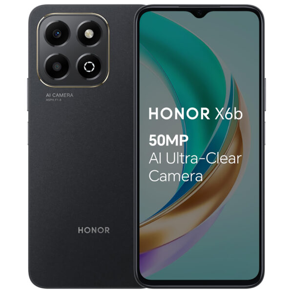 Celular Honor X6B 5G ALT-NX3 4GB de RAM / 256GB / Tela 6.56" / Dual Sim 5G - Midnight Preto