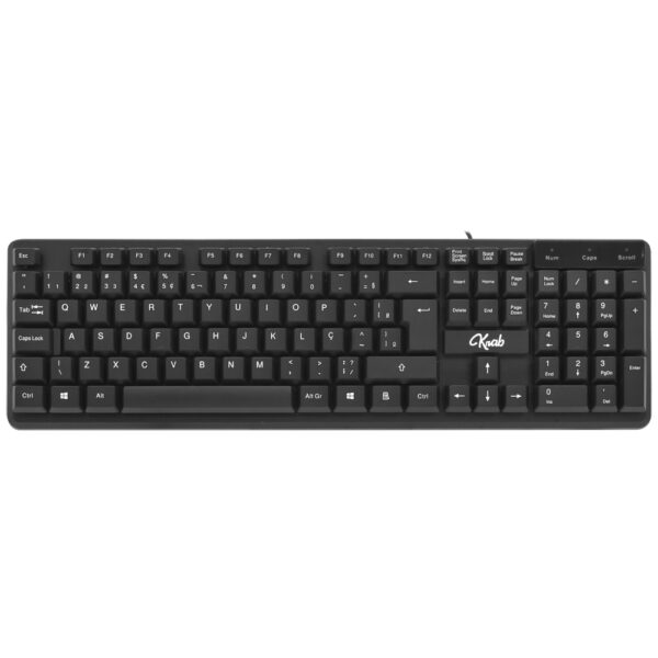 Teclado KRAB KBTC20 USB / Portugues - Preto