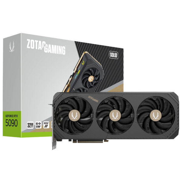 Placa de Video Zotac Gaming OC Solid 16GB GeForce RTX5080 GDDR7 - ZT-B50800J-10P