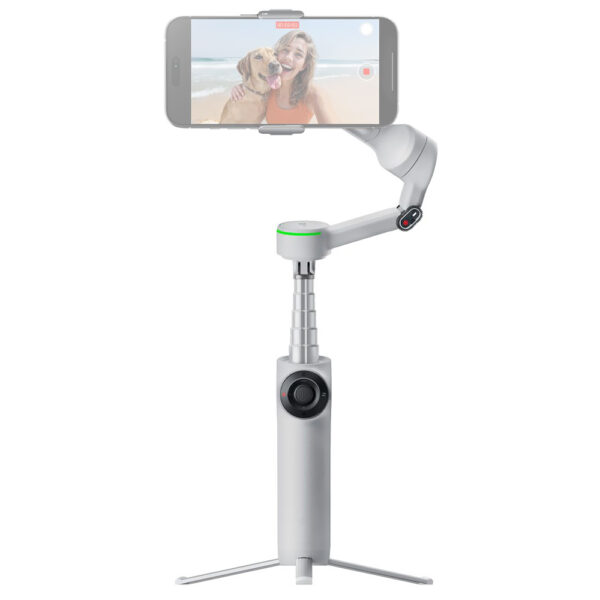 Camera com Estabilizador Gimbal INSTA360 Flow 2 Pro - Stone Cinza (CINSABQB)