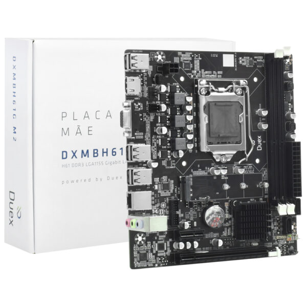 Placa Mae Duex DXMBH61G M2 Socket LGA 1155 / VGA / DDR3