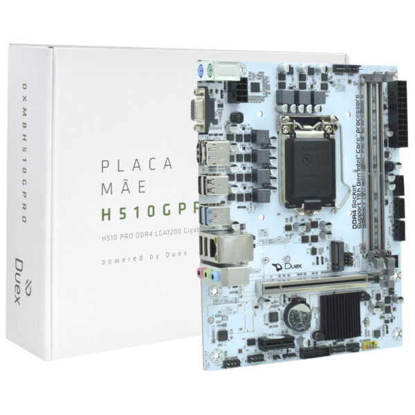 Placa Mae Duex DXMBH510GPRO Socket LGA 1200 / VGA / DDR4